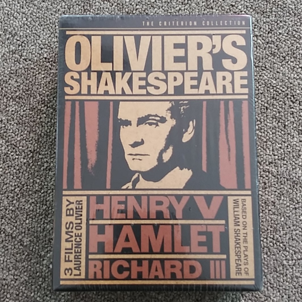NIB Criterion Collection Olivier's Shakespeare dvd